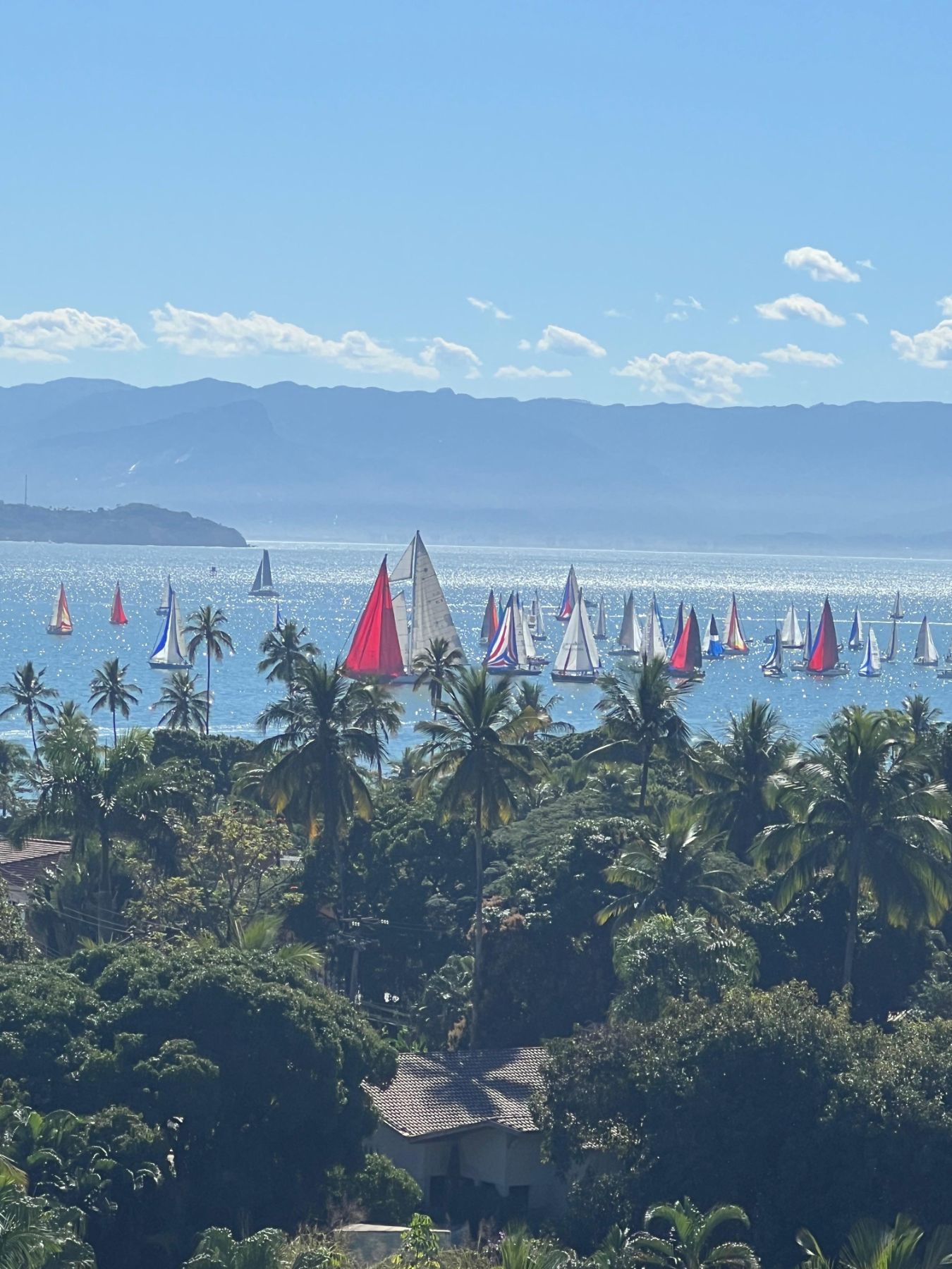 Regata vista da casa